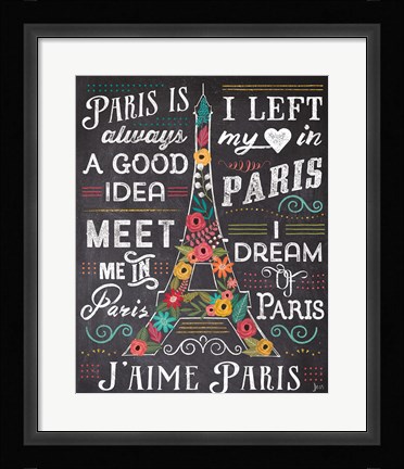 Framed Travel Blossoms I Print