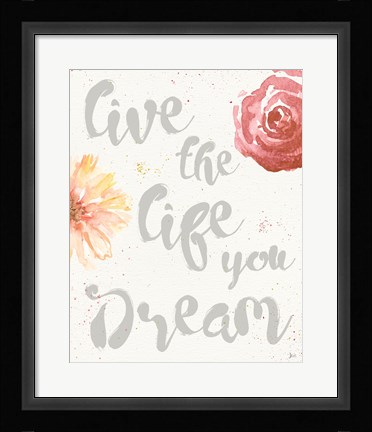 Framed Paris Blooms VII Print