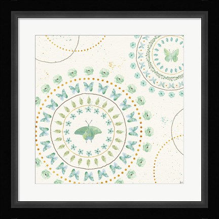 Framed Flutterby Blooms VIII Print