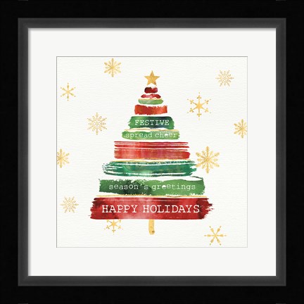 Framed Tree Trimming II Print