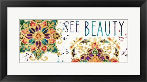 Framed Little Jewels V Print