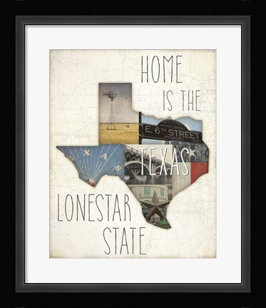 Framed InstaStates III Print