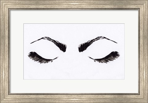 Framed Eyelashes Print
