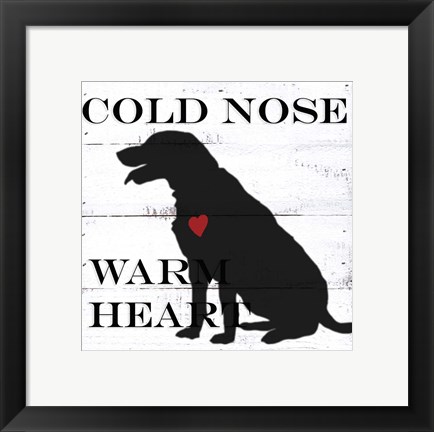 Framed Cold Nose Print