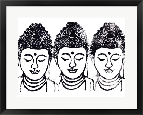 Framed Buddha III Print