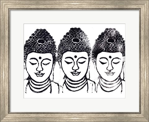 Framed Buddha III Print