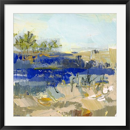Framed Coastal Sand 1 Print