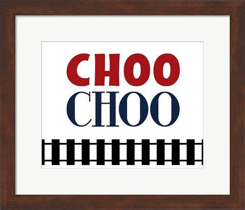 Framed Choo Choo Print