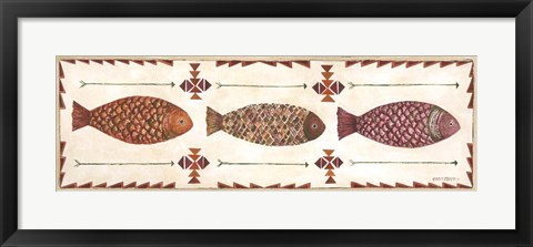 Framed Wild Fish III Print