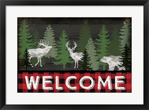Framed Welcome Print