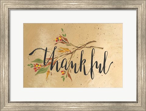 Framed Thankful Print