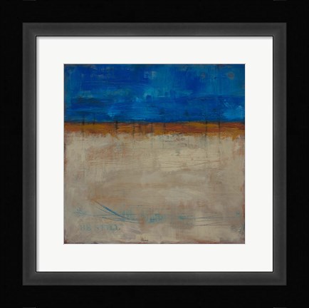 Framed Be Still Abstract Print
