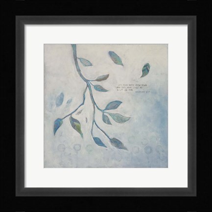 Framed Built on Him Print