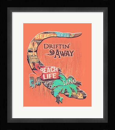 Framed Gator Print