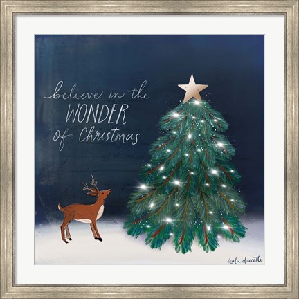 Framed Wonder of Christmas Print