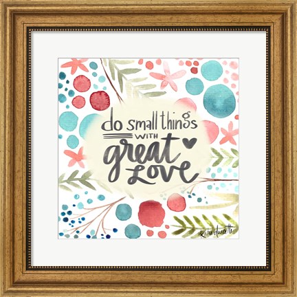 Framed Great Love Print