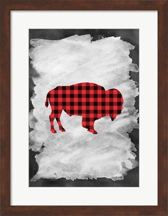 Framed Plaid Buffalo Print