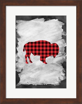Framed Plaid Buffalo Print