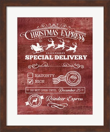 Framed Christmas Express Print