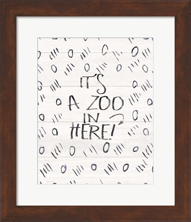 Framed It&#39;s a Zoo Print