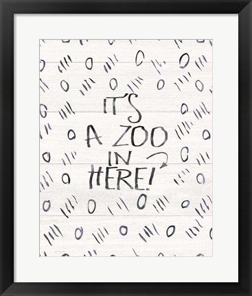 Framed It&#39;s a Zoo Print