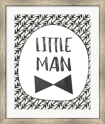 Framed Little Man Print
