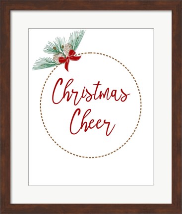 Framed Christmas Cheer Print
