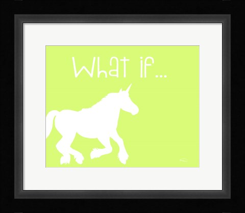Framed What If? Print