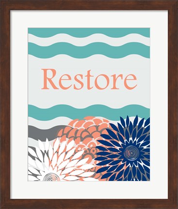 Framed Restore Waves Print