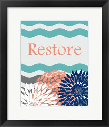 Framed Restore Waves Print