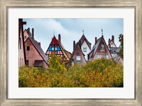 Framed Fall Colors of Rothenburg I Print