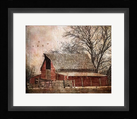 Framed Old Cope Place Print