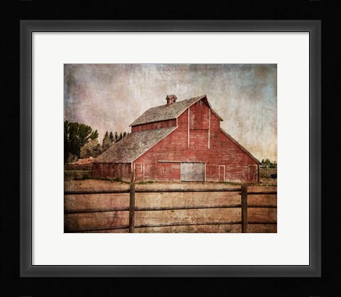Framed York Road Barn Print