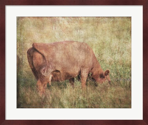 Framed Lush Pastures Print