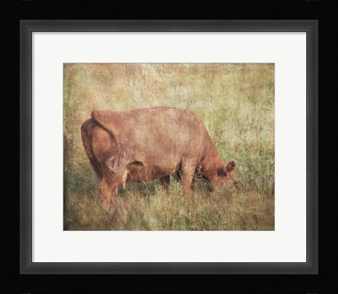 Framed Lush Pastures Print
