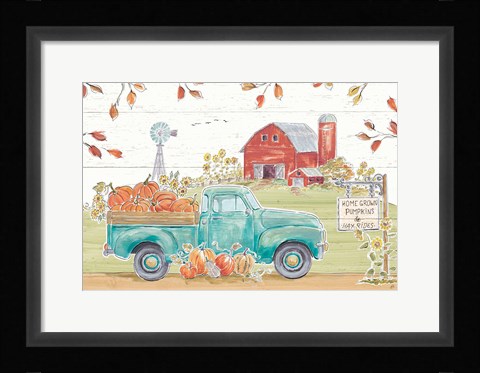 Framed Fall Market I Print