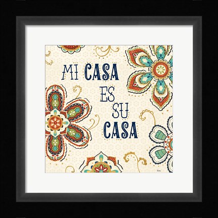 Framed La Vida Loca III Print