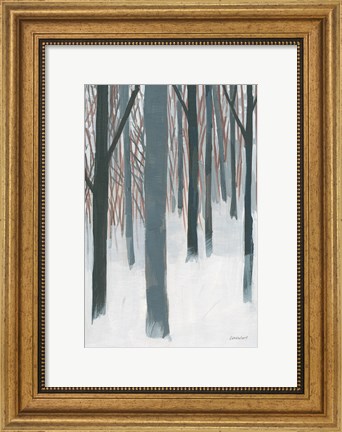 Framed Winter Woods Print