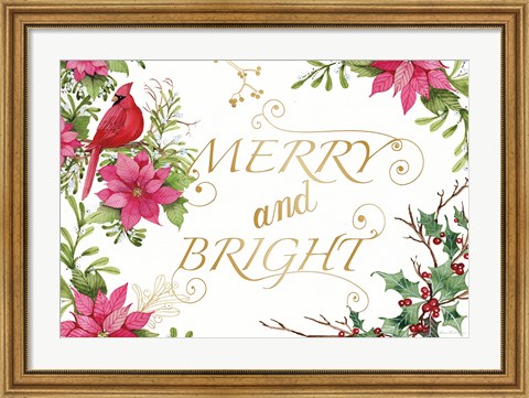 Framed Holiday Happiness VIII Print