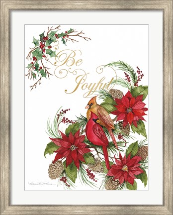 Framed Holiday Happiness VI Print