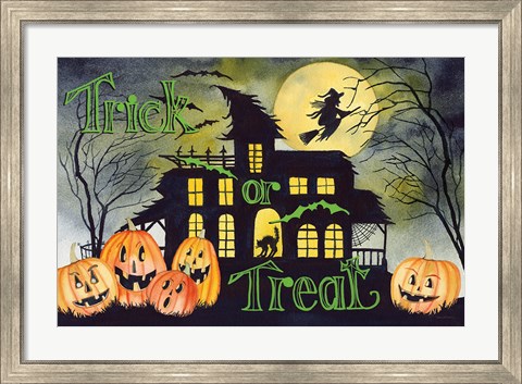 Framed Haunting Halloween Night VI Print