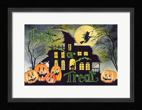 Framed Haunting Halloween Night VI Print