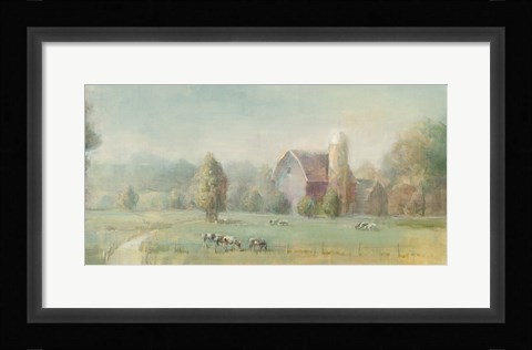 Framed Tranquil Farm Print