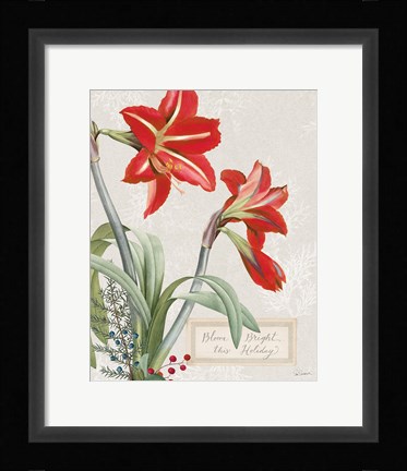 Framed Joyful Tidings I Print