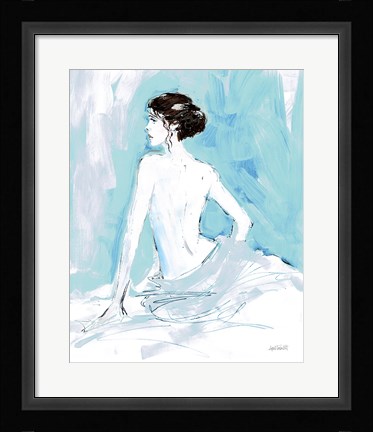 Framed Nude II Blue Print