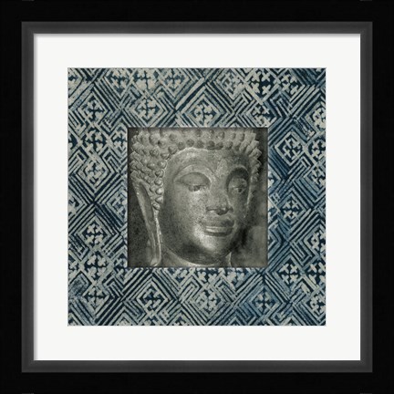 Framed Moment of Zen I Batik Print