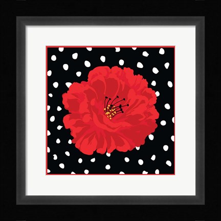 Framed Poppy III Print