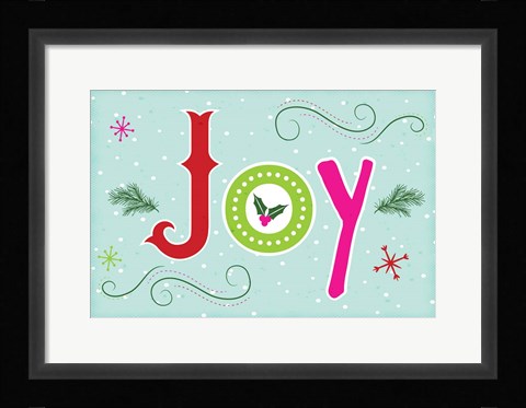 Framed Joy Print