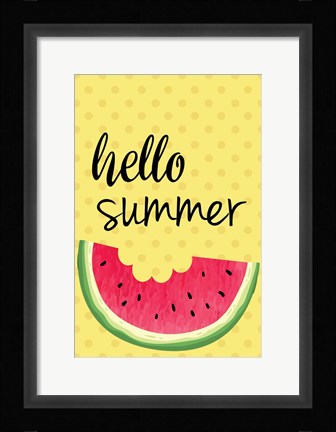 Framed Watermelon II Print