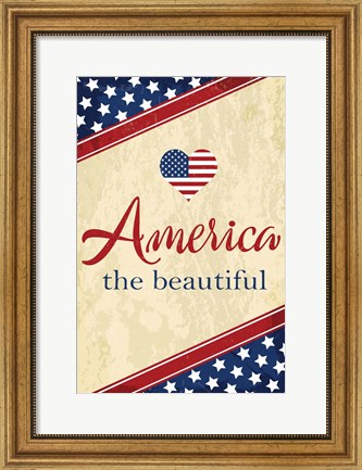 Framed Americana III Print